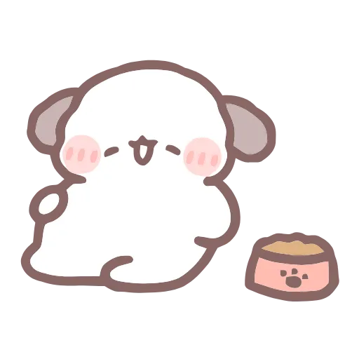 🐶 Эмодзи «Cute Dog -» для Telegram