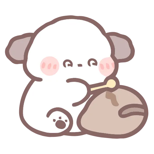 🐶 Эмодзи «Cute Dog -» для Telegram