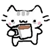 ☕️ Эмодзи «᧔ෆ᧓» для Telegram