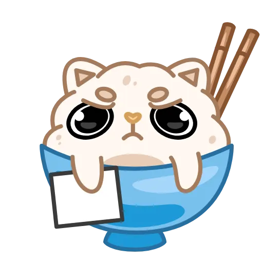 ❌ Эмодзи «Cute Rice» для Telegram
