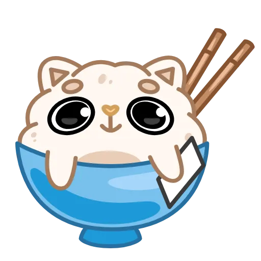 ✅ Эмодзи «Cute Rice» для Telegram
