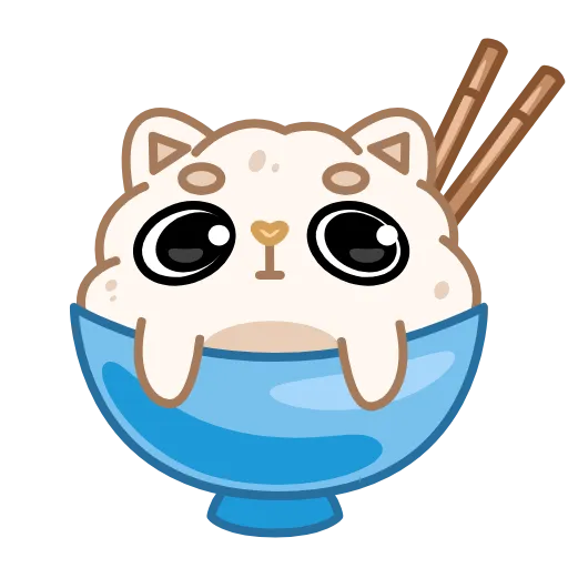 🍧 Эмодзи «Cute Rice» для Telegram