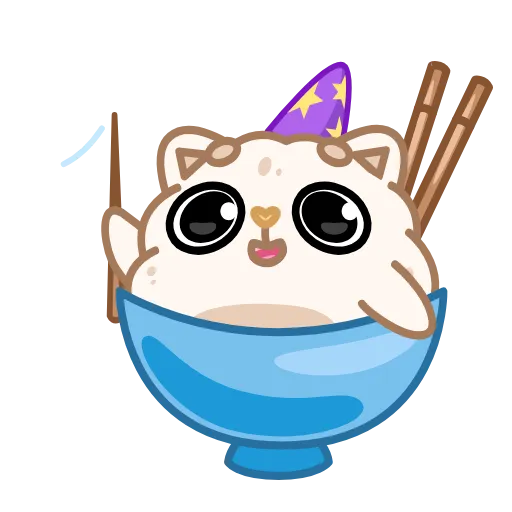 🙌 Эмодзи «Cute Rice» для Telegram