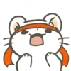 😠 Эмодзи «Cute White Ferret» для Telegram