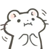 🥺 Эмодзи «Cute White Ferret» для Telegram