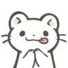 😋 Эмодзи «Cute White Ferret» для Telegram