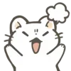 😡 Эмодзи «Cute White Ferret» для Telegram