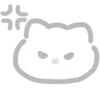 😾 Эмодзи «💗 white cat - белый котик» для Telegram