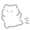 🍡 Эмодзи «💗 white cat - белый котик» для Telegram