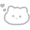 😳 Эмодзи «💗 white cat - белый котик» для Telegram
