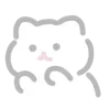 🩹 Эмодзи «💗 white cat - белый котик» для Telegram