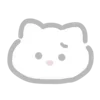 🎀 Эмодзи «💗 white cat - белый котик» для Telegram