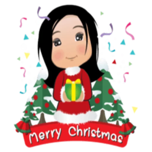 🎁 Стикер «Cute Christmas» для Telegram
