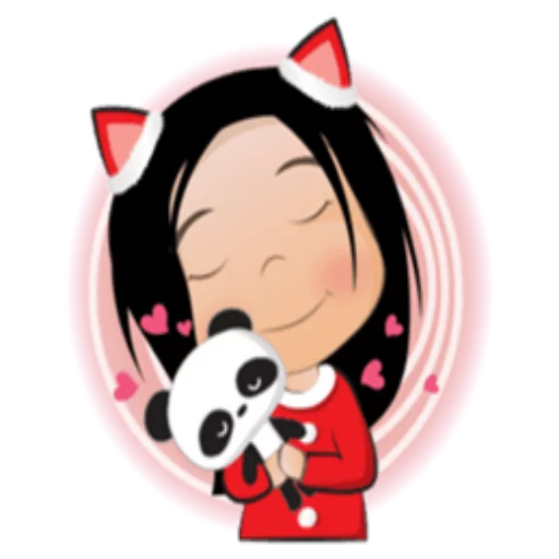 ❤ Стикер «Cute Christmas» для Telegram