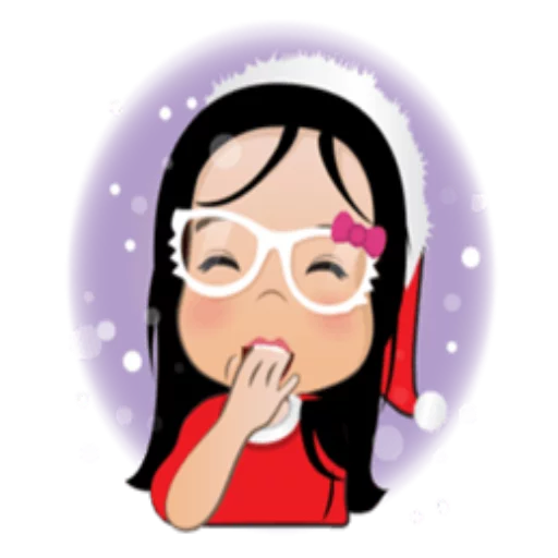 😊 Стикер «Cute Christmas» для Telegram