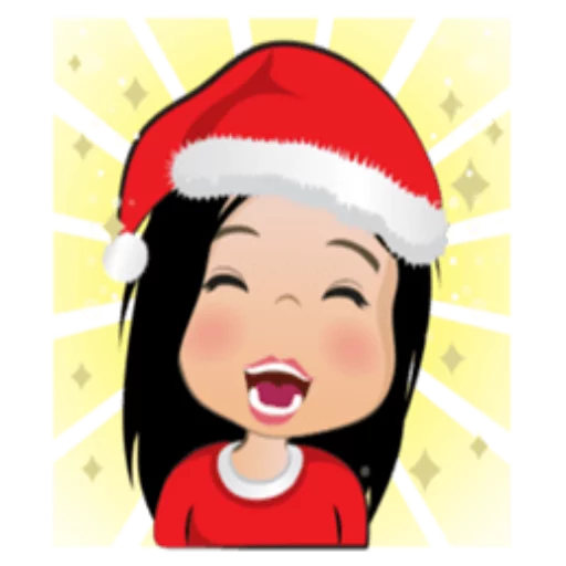 😜 Стикер «Cute Christmas» для Telegram
