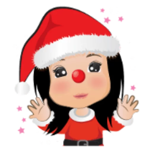 😕 Стикер «Cute Christmas» для Telegram