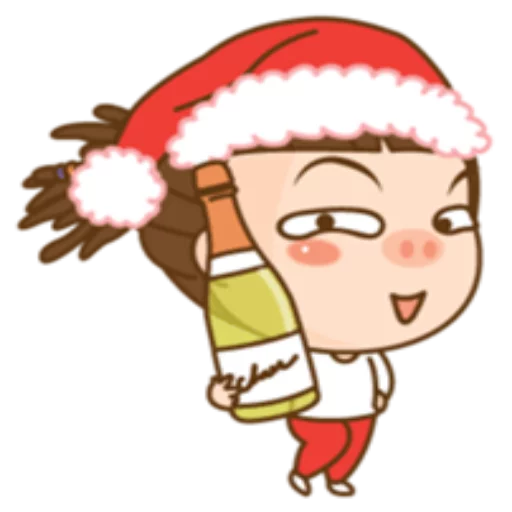 🍺 Стикер «Cute Christmas» для Telegram