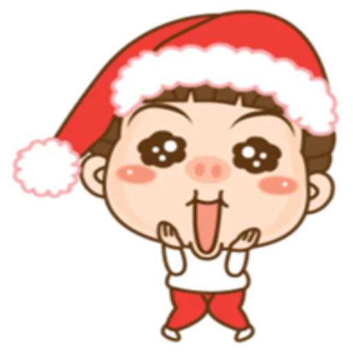 😌 Стикер «Cute Christmas» для Telegram