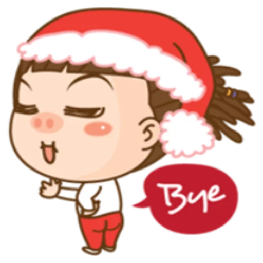 🚶 Стикер «Cute Christmas» для Telegram