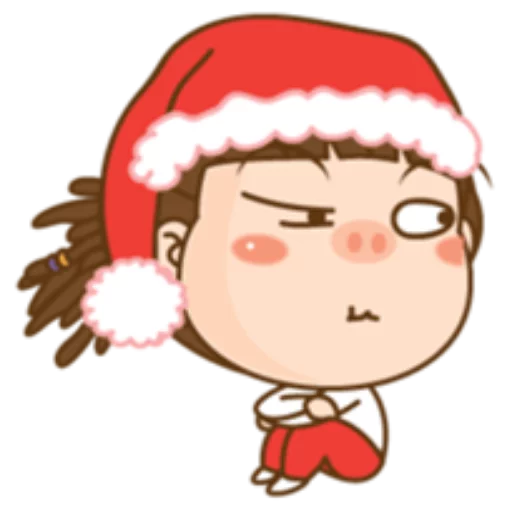 😒 Стикер «Cute Christmas» для Telegram