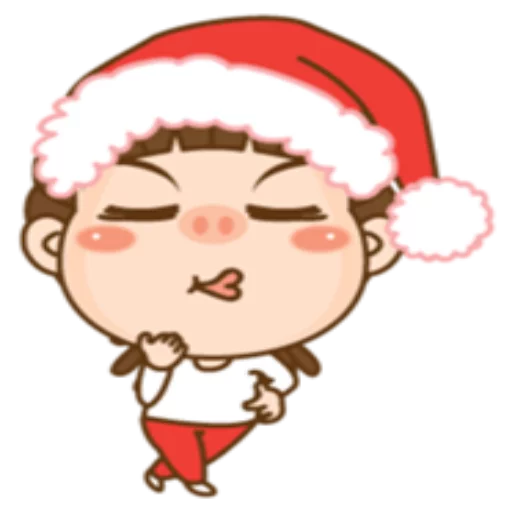 😕 Стикер «Cute Christmas» для Telegram