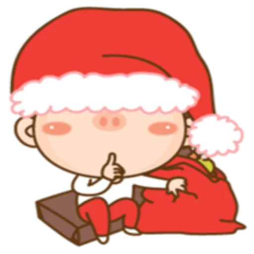 😷 Стикер «Cute Christmas» для Telegram