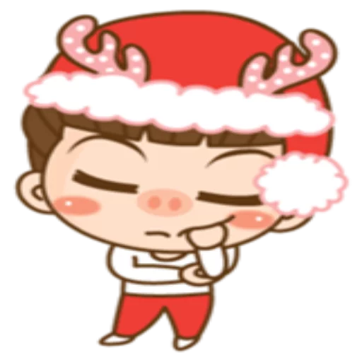 😞 Стикер «Cute Christmas» для Telegram