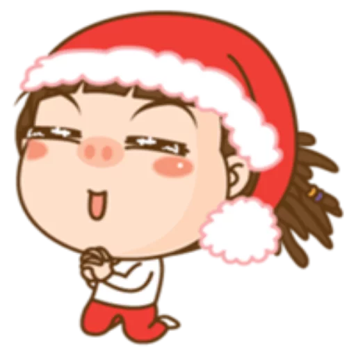 🙏 Стикер «Cute Christmas» для Telegram