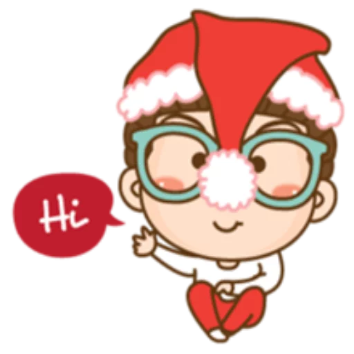 👋 Стикер «Cute Christmas» для Telegram