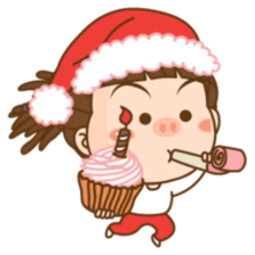 🎉 Стикер «Cute Christmas» для Telegram