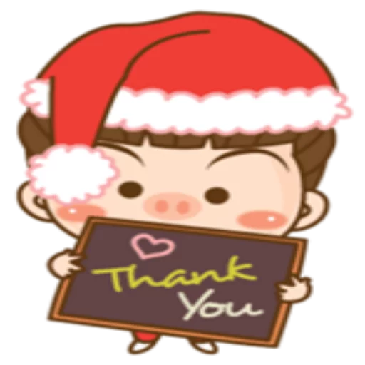 😌 Стикер «Cute Christmas» для Telegram