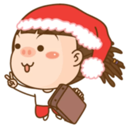 ✌ Стикер «Cute Christmas» для Telegram