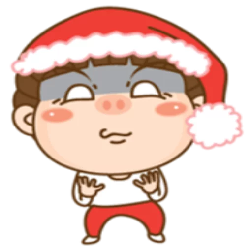 😨 Стикер «Cute Christmas» для Telegram