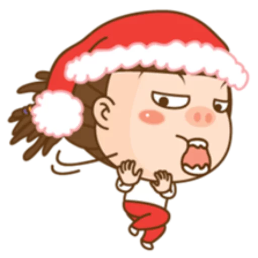 😱 Стикер «Cute Christmas» для Telegram