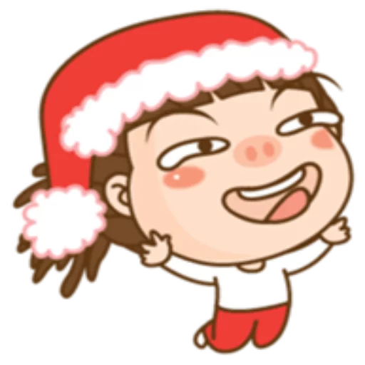 😀 Стикер «Cute Christmas» для Telegram
