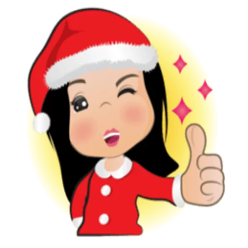 👍 Стикер «Cute Christmas» для Telegram