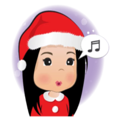 😯 Стикер «Cute Christmas» для Telegram