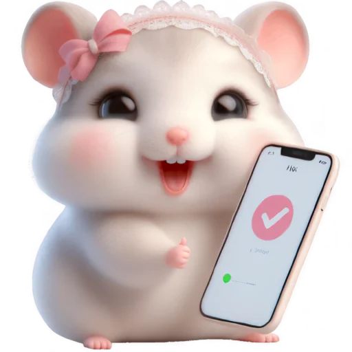 ✅ Стикер «Милая крыска» для Telegram