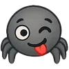 😜 Эмодзи «😍 Набор эмоджи с милым паучком» для Telegram