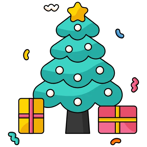 🤩 Эмодзи «новогодние» для Telegram