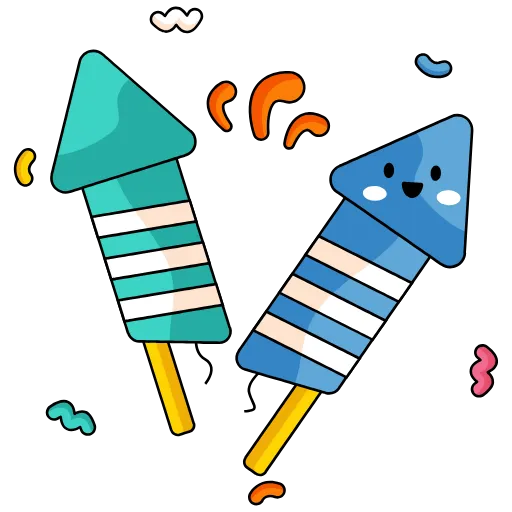 🤩 Эмодзи «новогодние» для Telegram