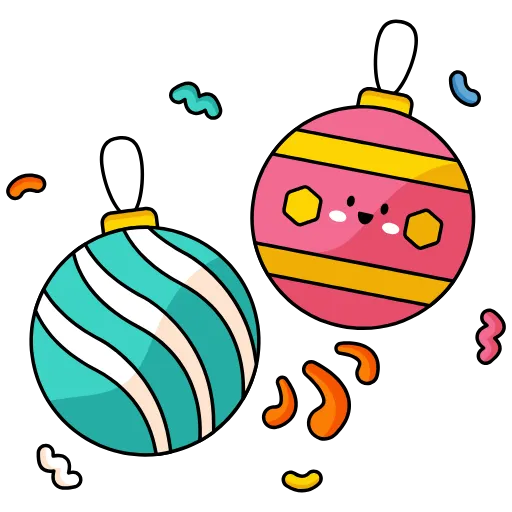 🤩 Эмодзи «новогодние» для Telegram