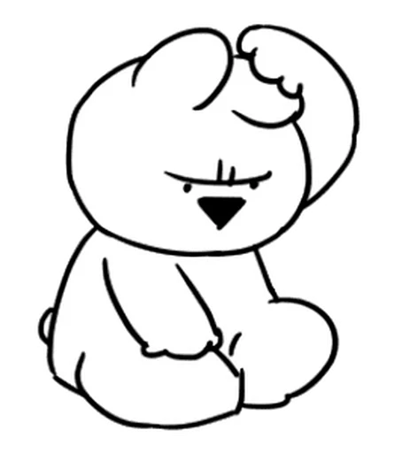😏 Стикер «ㅤㅤㅤㅤㅤㅤ» для Telegram