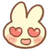 🐾 Эмодзи «Cute Bunnie» для Telegram