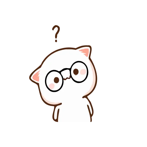 ❔ Эмодзи «Cutie Cat» для Telegram