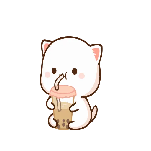 🧋 Эмодзи «Cutie Cat» для Telegram