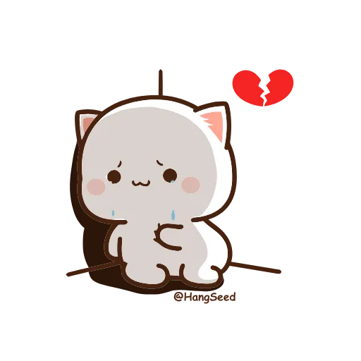 💔 Эмодзи «Cutie Cat» для Telegram