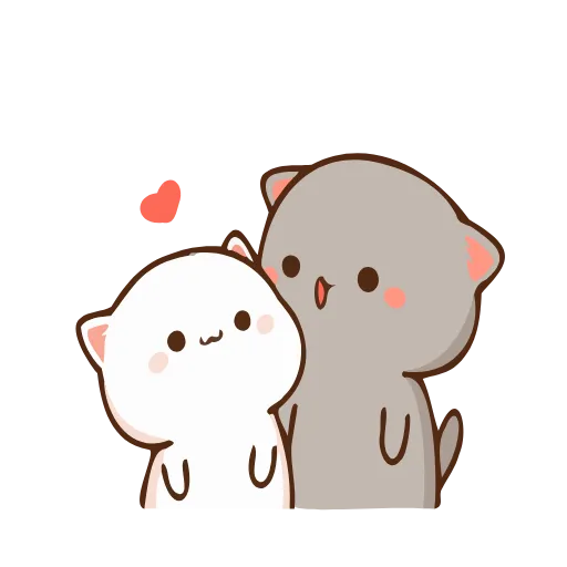 ❤ Эмодзи «Cutie Cat» для Telegram