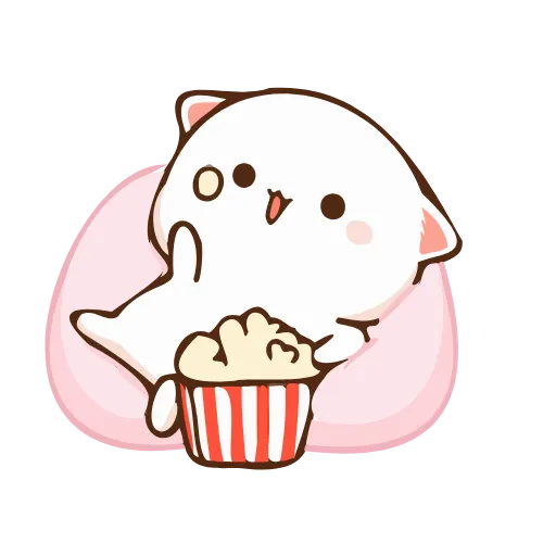 🍿 Эмодзи «Cutie Cat» для Telegram